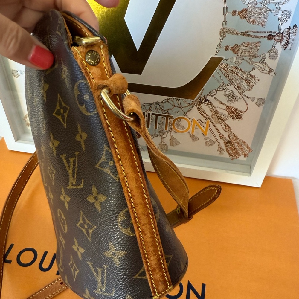 Louis Vuitton Vintage Brown Monogram Crossbody Bag & Wallet Set - Picture 14 of 16